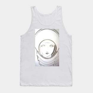 art anime deco moon girl Jacqueline Mcculloch Tank Top